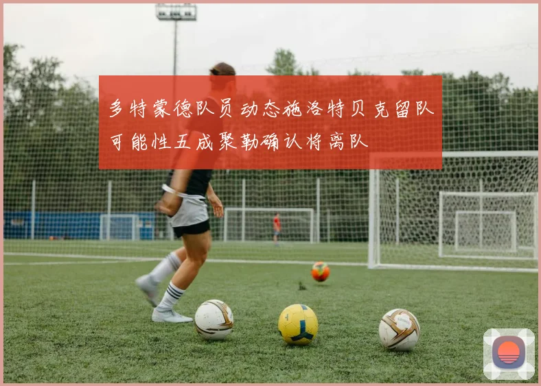 多特蒙德队员动态施洛特贝克留队可能性五成聚勒确认将离队